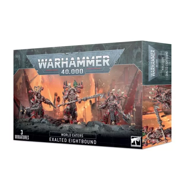 W40k: World Eaters - Exalted Eightbound (3 Figuren) - Warhammer