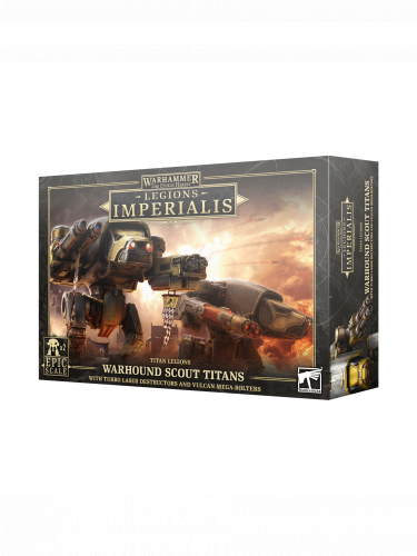 Warhammer: Horus Heresy - Legions Imperialis - Titan Legions Warhound Scout Titans (2 Figuren)