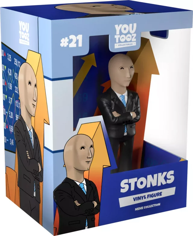 Figurka Meme - Stonks (Youtooz Meme 21) (poškozený obal) - Figuren zum Spielen