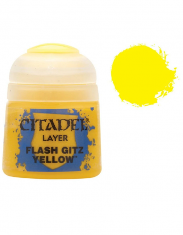 Citadel Layer Paint (Flash Gitz Yellow) - Abdeckfarbe, gelb