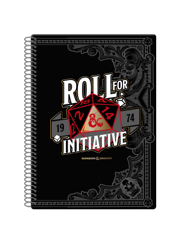 Notizbuch Dungeons & Dragons - Roll for Initiative