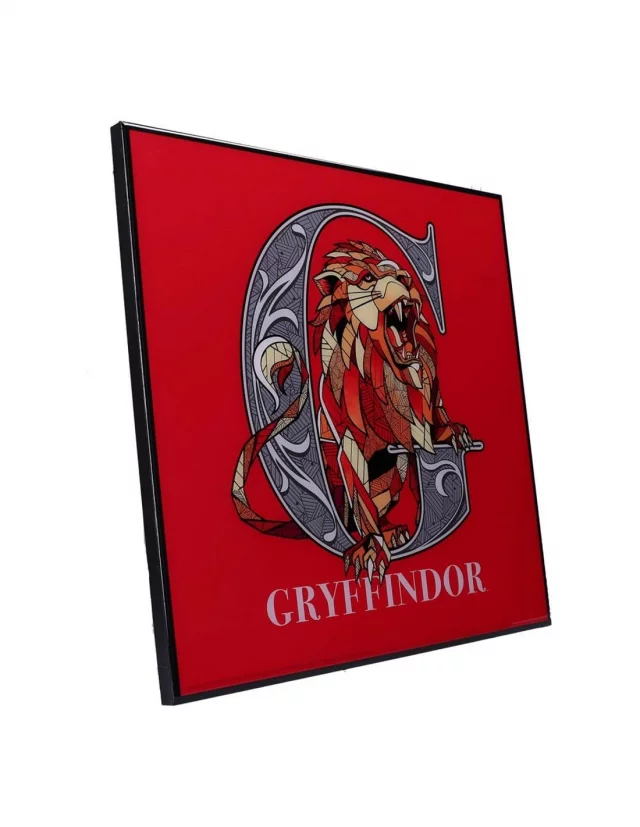 Bild Harry Potter - Gryffindor Crystal Clear Art Pictures (Nemesis Now) - Gerahmte Poster