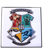 Bild Harry Potter - Hogwarts Crest Crystal Clear Art Pictures (Nemesis Now)