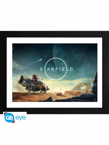 Gerahmtes Poster Starfield - Landung