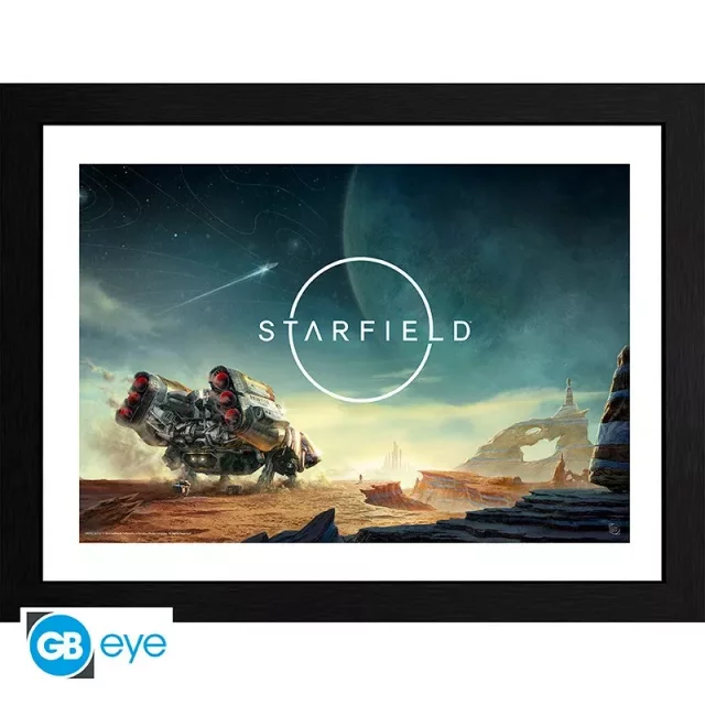 Gerahmtes Poster Starfield - Landing